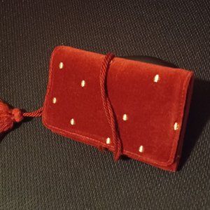 New Velvet Sezane Jewelry Pouch